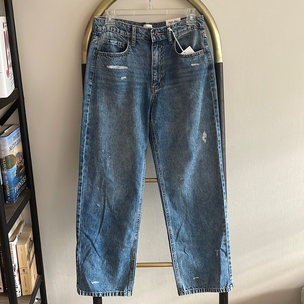 NWT Size 7/28 High Rise Sneak Peek Jeans